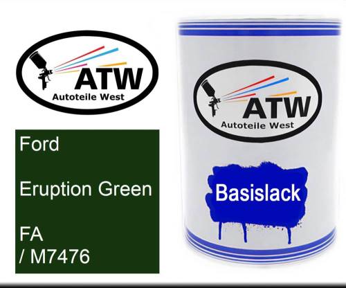 Ford, Eruption Green, FA / M7476: 500ml Lackdose, von ATW Autoteile West.